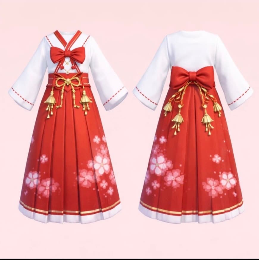 変換前のハートピア衣装画像